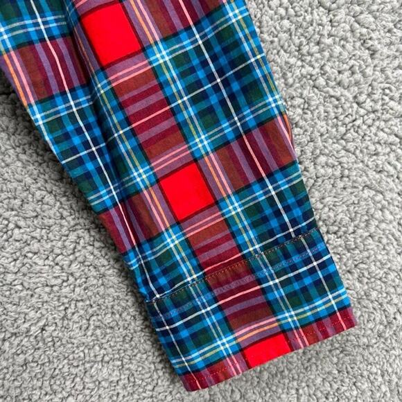 Vineyard Vines Button Down Classic Fit Tucker Shirt Red Plaid Mens Medium M - Picture 3 of 15